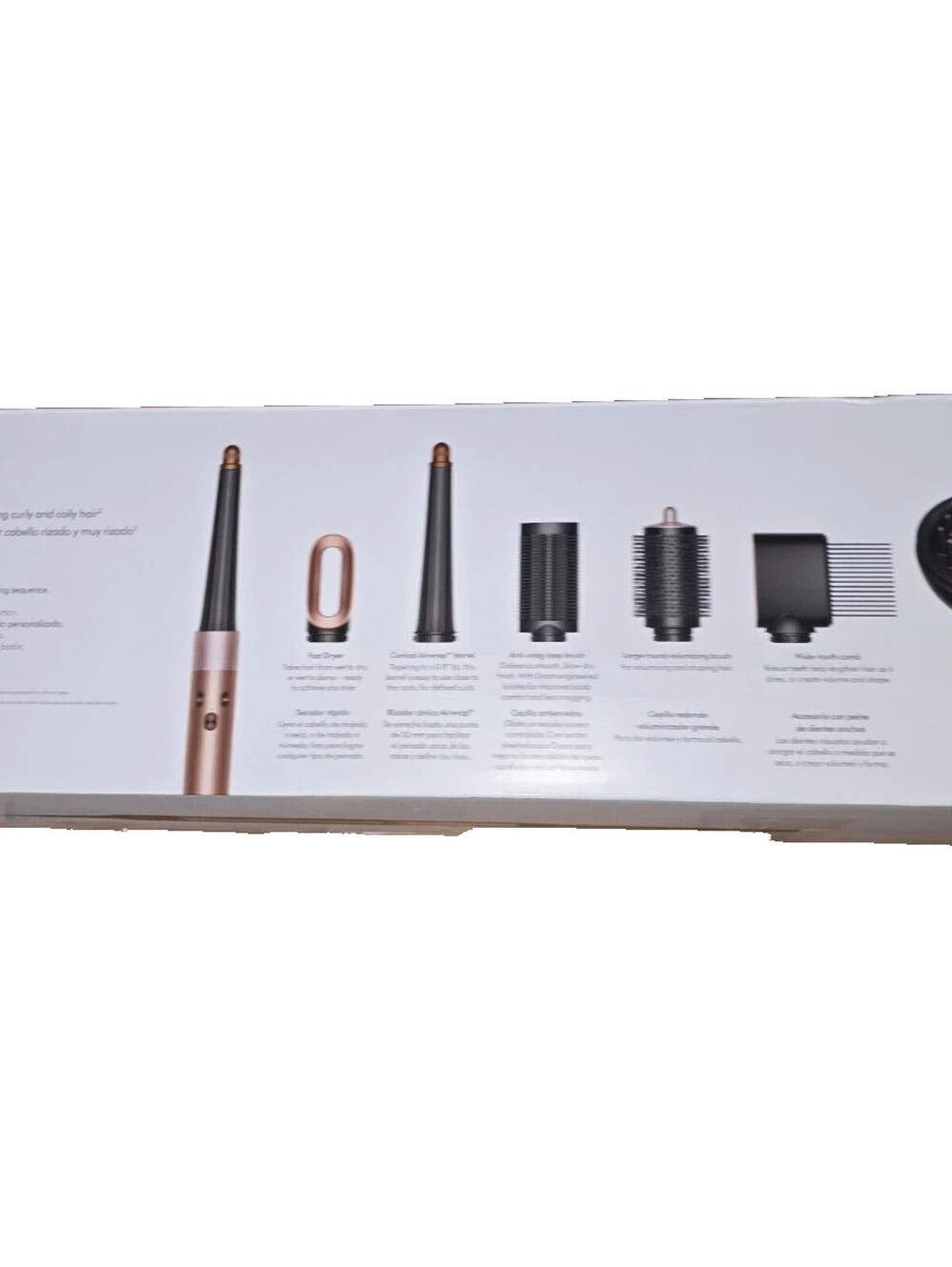 Used one time- Dyson Airwrap Co-anda2x Multi-styler and Dryer - Amber Silk